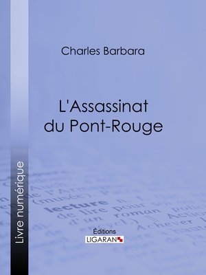 cover image of L'Assassinat du Pont-Rouge